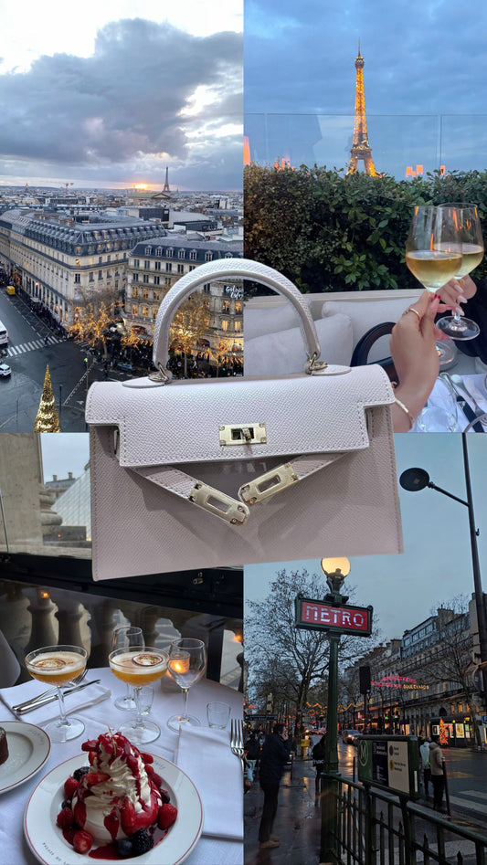 Sac Naéa Paris Mauve Clair