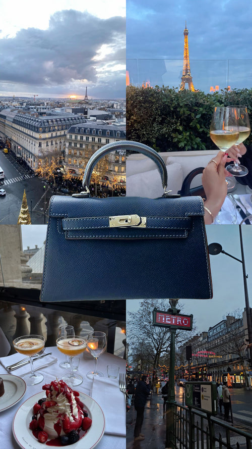 Sac Naéa Paris Bleu Marine