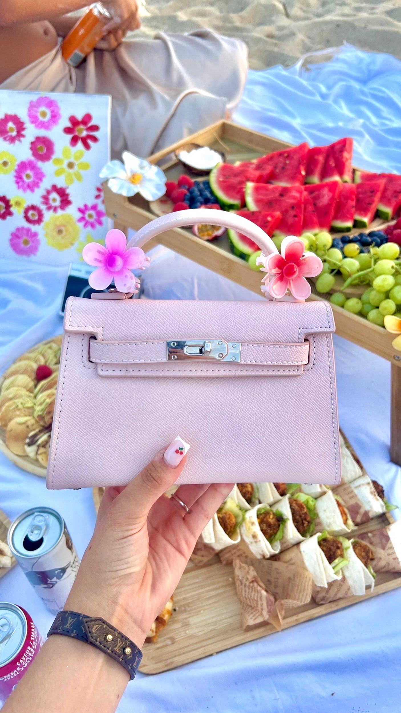 Sac Naéa Paris Rose Pastel