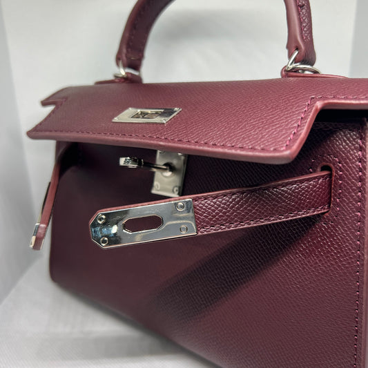 Sac Naéa Paris Rouge Bordeaux