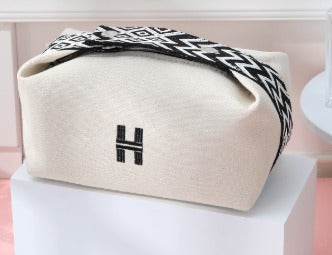 Pochette Naéa Paris Blanc à détails noir